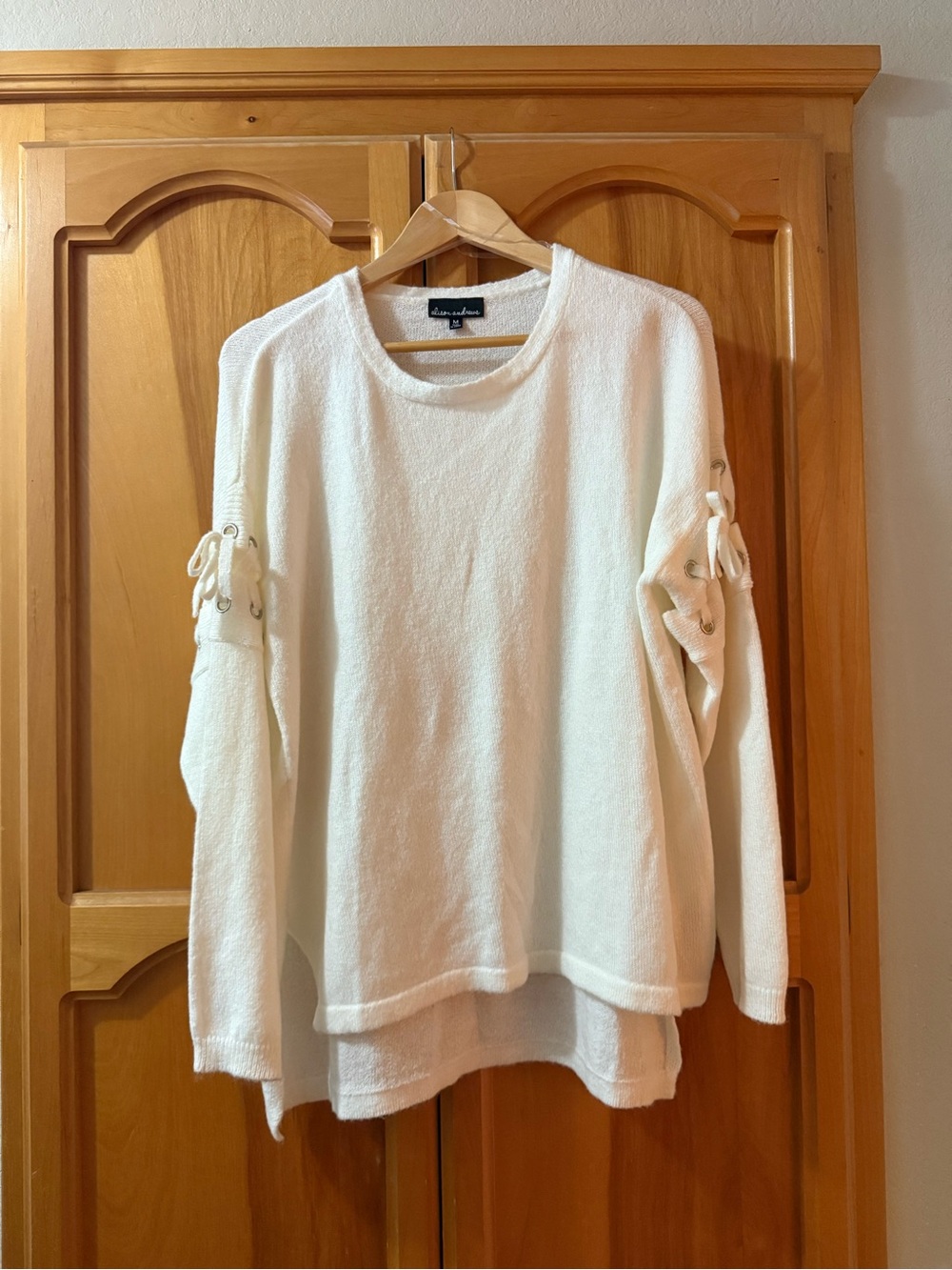 The Buckle - ALISON ANDREWS LACE-UP SWEATER